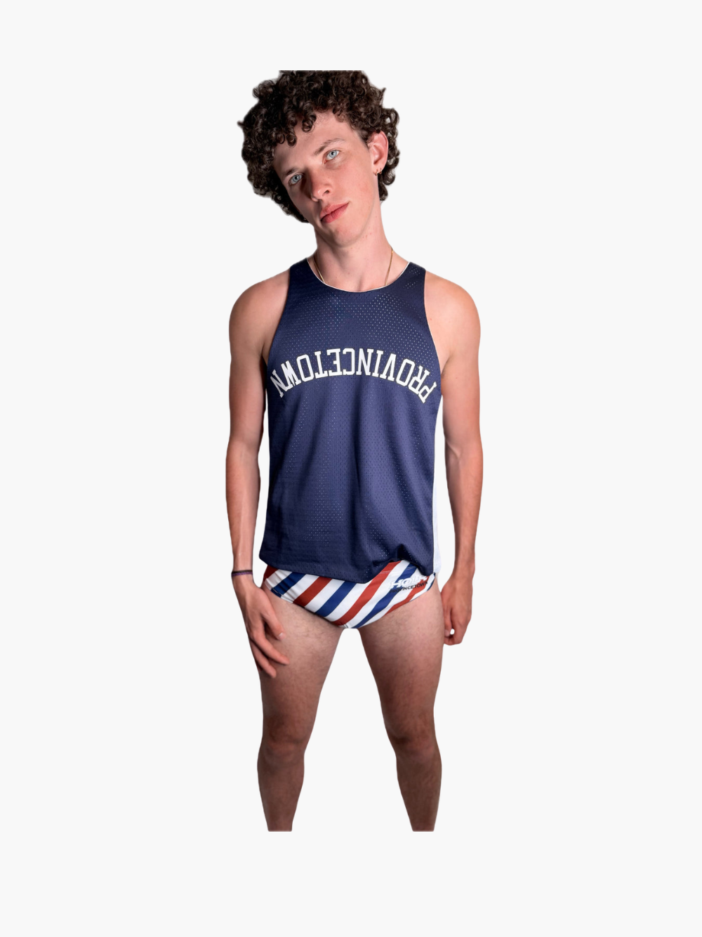 Retro Syle Athletic Pinnie in Reversible Performance Mesh