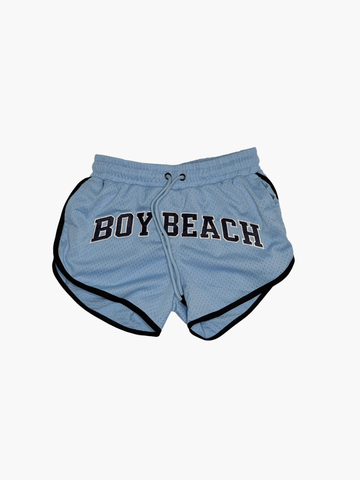 Super Mesh Athletic shorts with Embroidered Varsity Lettering