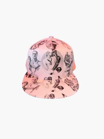 HOLR Adjustable Embroidered Hats - Multi Tom Print with a White Mesh Back