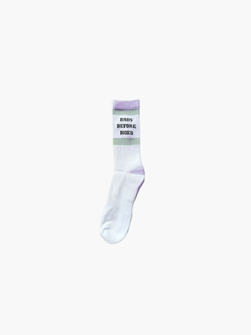 BROMO Socks - Boys Only Club with Gray Stripes